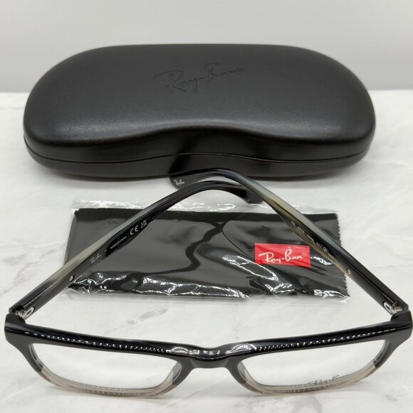 Ray-Ban RB5279 5540 Black Fade Horn Eyeglass Frames 53-18 READ - Picture 3 of 11